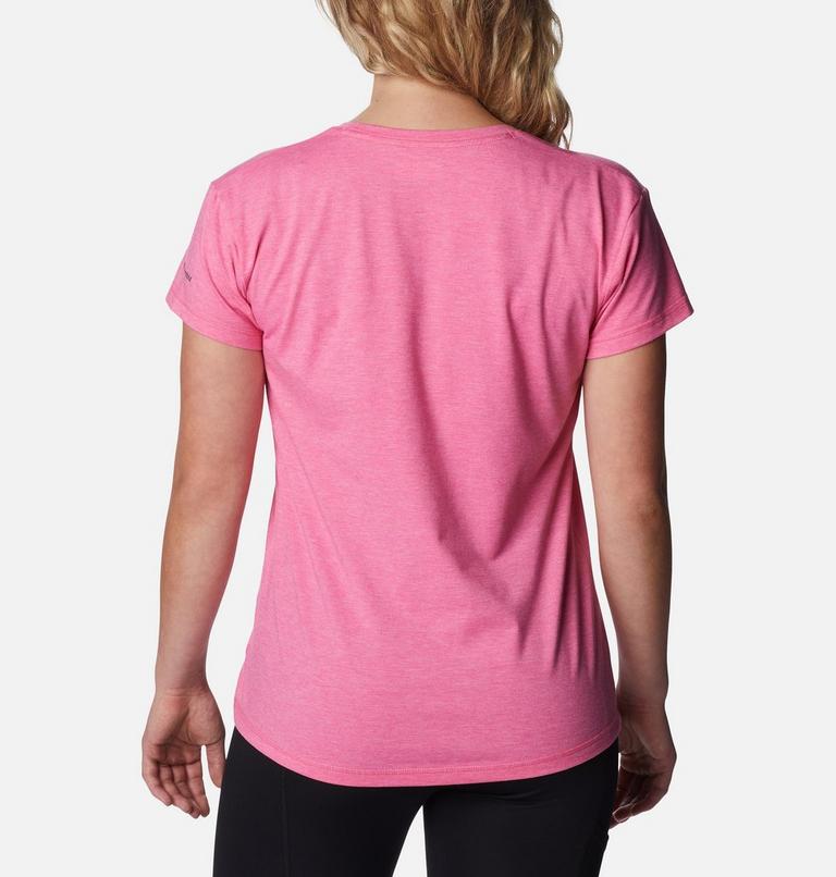Sun Trek SS Tee | 656 | XL, Color: Wild Geranium Heather, image 2