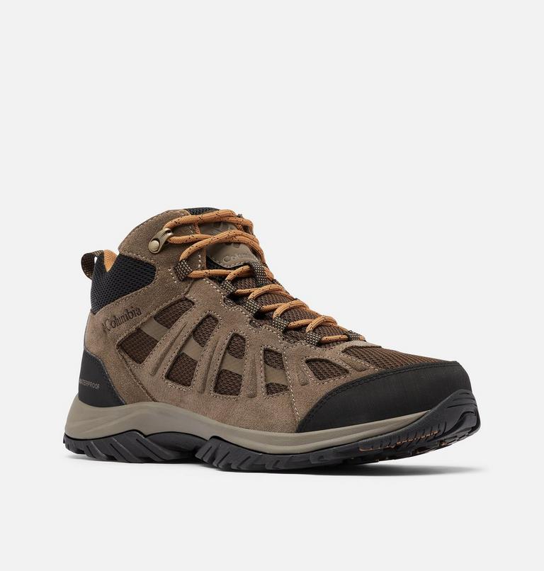 Zapatillas impermeables de media caña para caminar Redmond III para hombre, Color: Cordovan, Elk, image 2