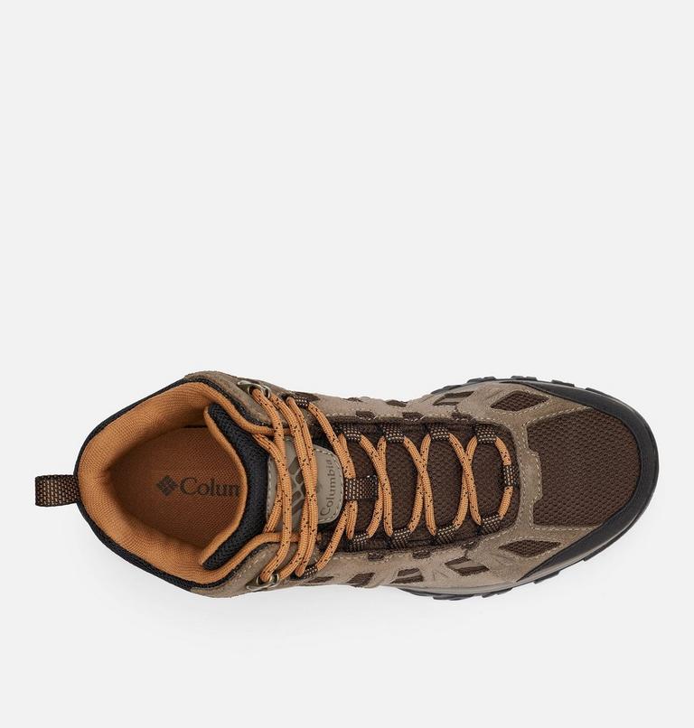 Zapatillas impermeables de media caña para caminar Redmond III para hombre, Color: Cordovan, Elk, image 3