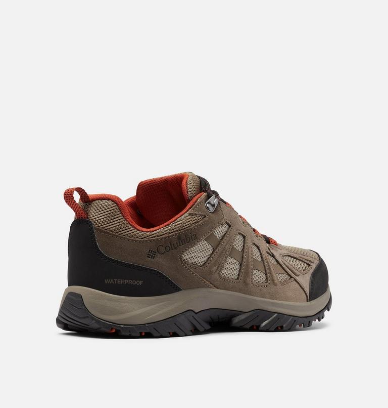 Zapatilla impermeable para caminar Redmond III para hombre, Color: Pebble, Dark Sienna, image 9