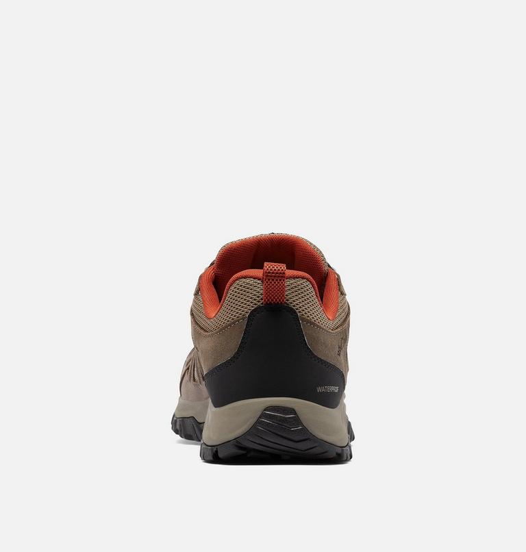 Zapatilla impermeable para caminar Redmond III para hombre, Color: Pebble, Dark Sienna, image 8