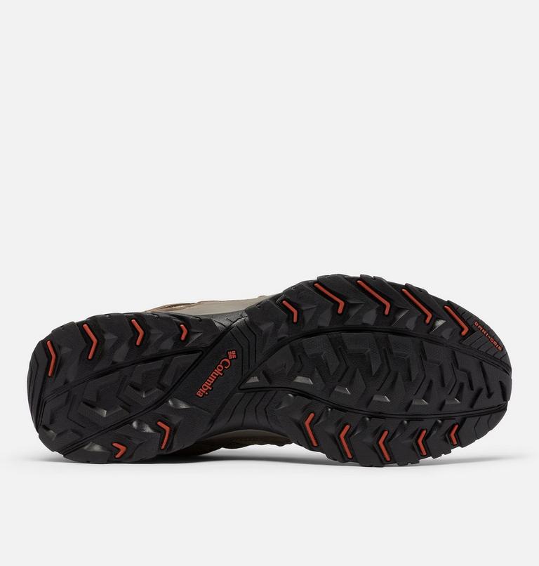 Zapatilla impermeable para caminar Redmond III para hombre, Color: Pebble, Dark Sienna, image 4