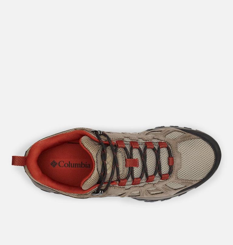 Zapatilla impermeable para caminar Redmond III para hombre, Color: Pebble, Dark Sienna, image 3