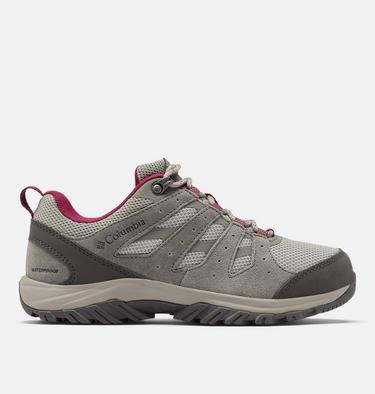 Women’s Redmond III Waterproof Walking Shoe, Color: Ti Titanium, Red Onion, image 3