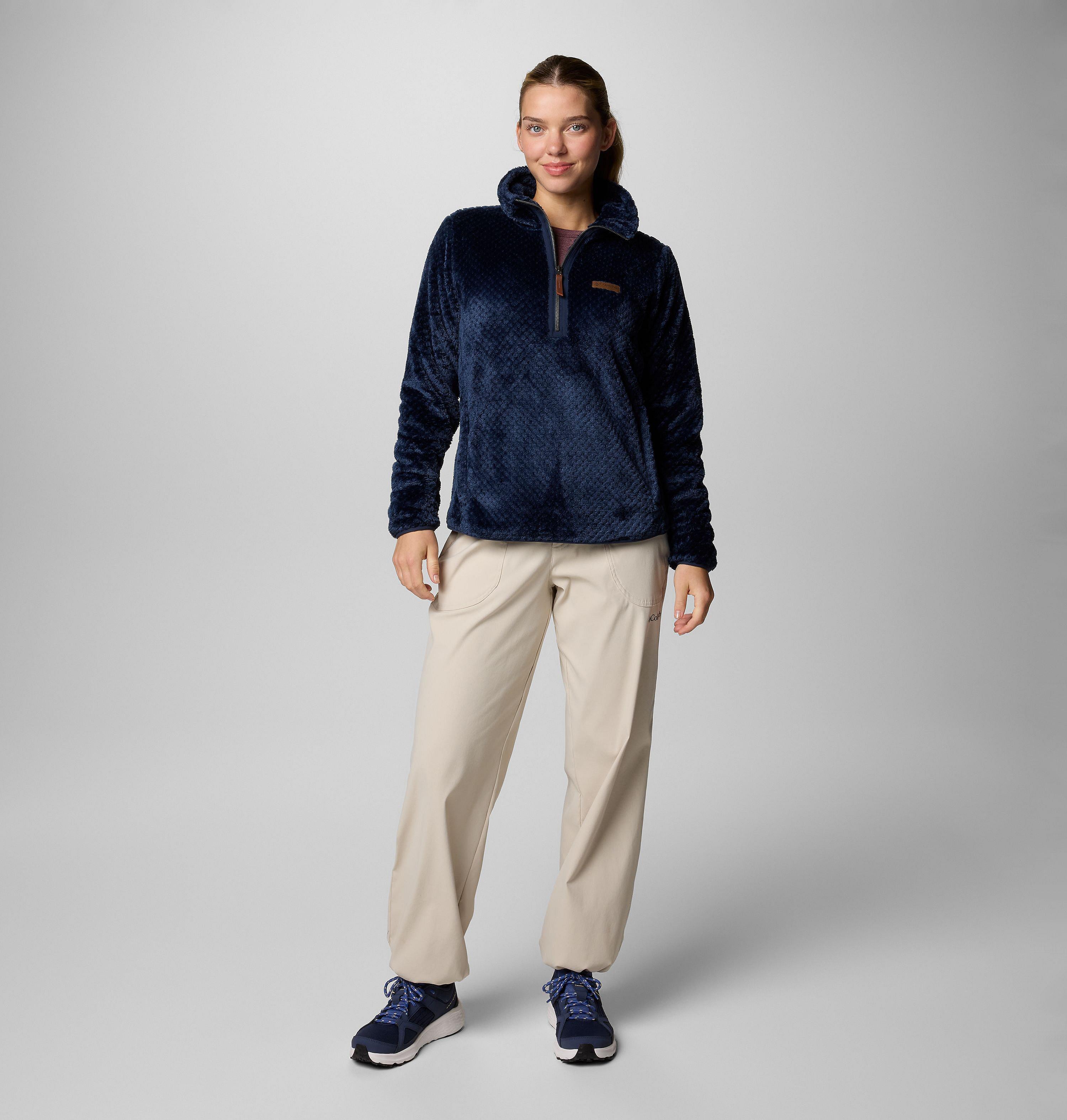 Women's Fire Side Quarter Zip Sherpa Fleece 3