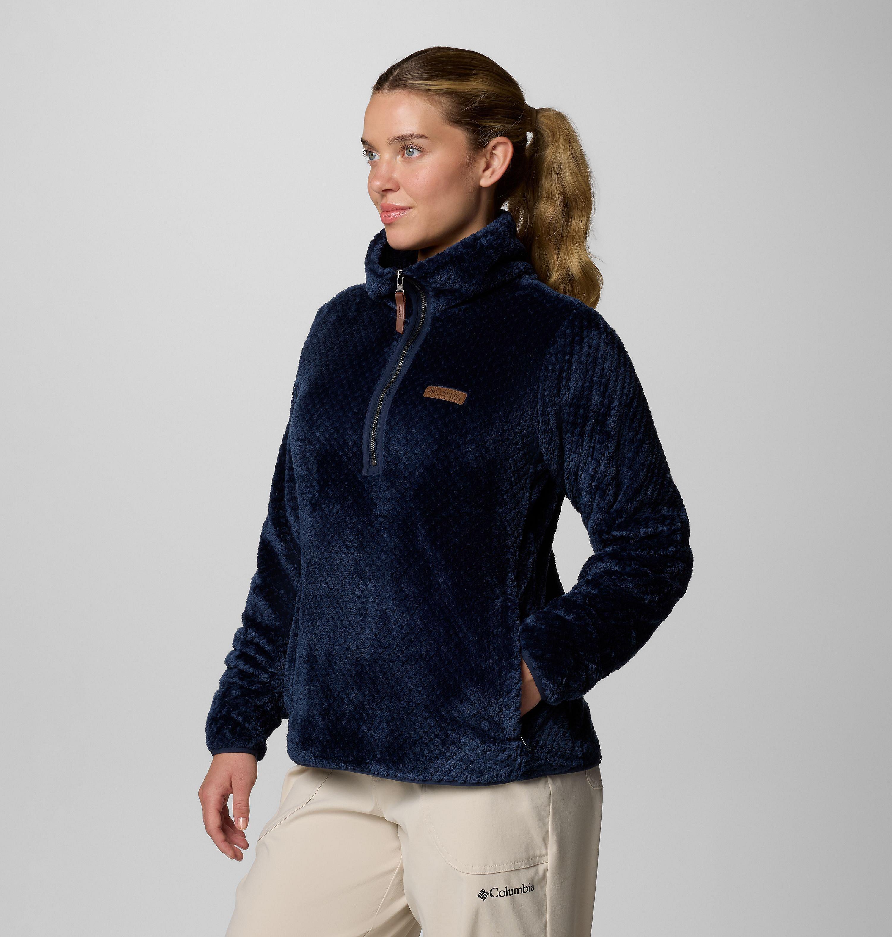 Women's Fire Side Quarter Zip Sherpa Fleece 4