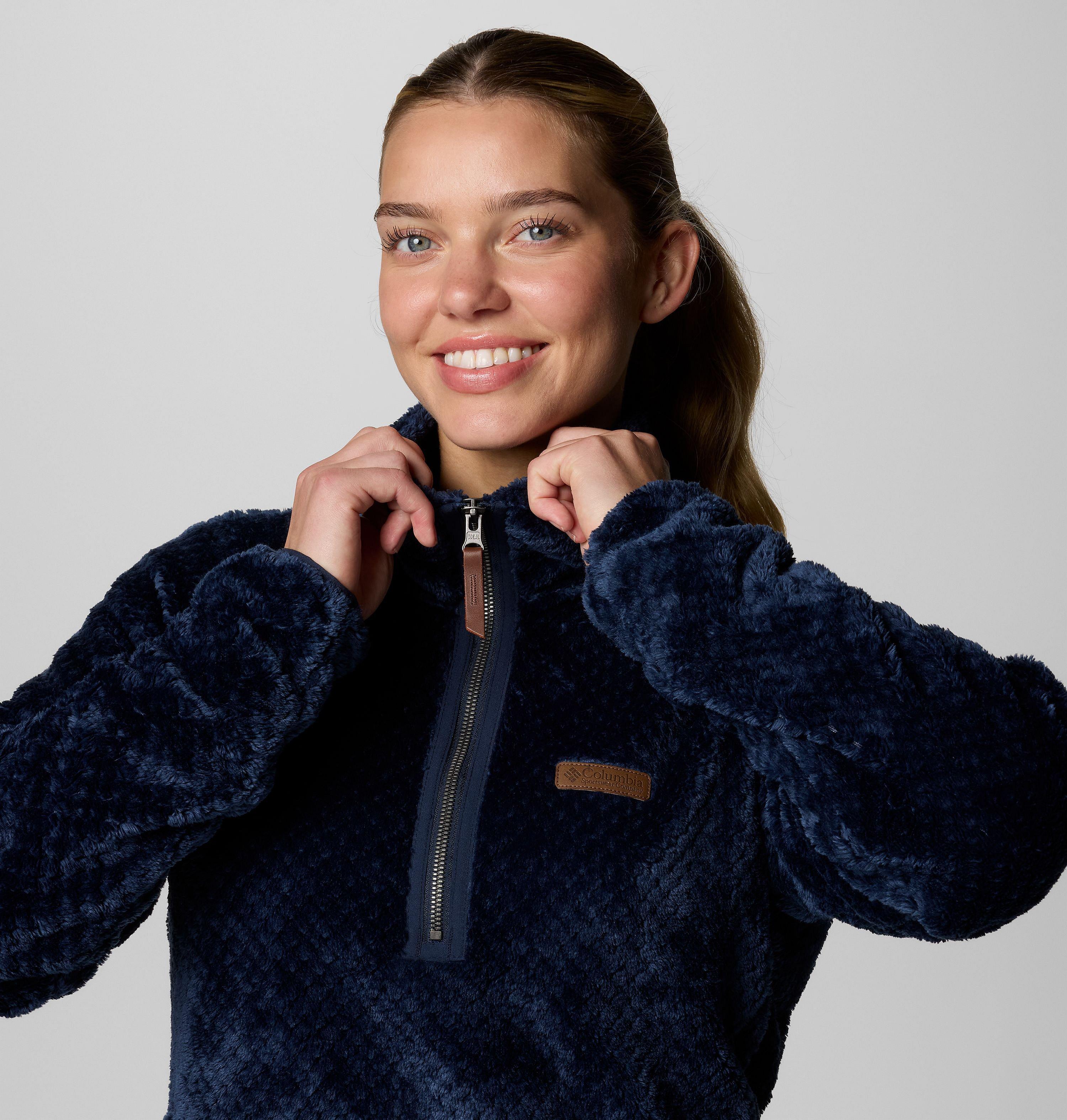 Women's Fire Side Quarter Zip Sherpa Fleece 5
