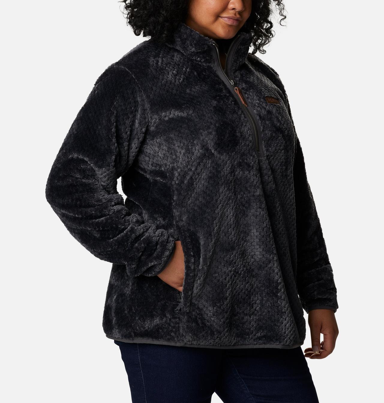 Women's Fire Side™ Quarter Zip Sherpa Fleece - Plus Size 5
