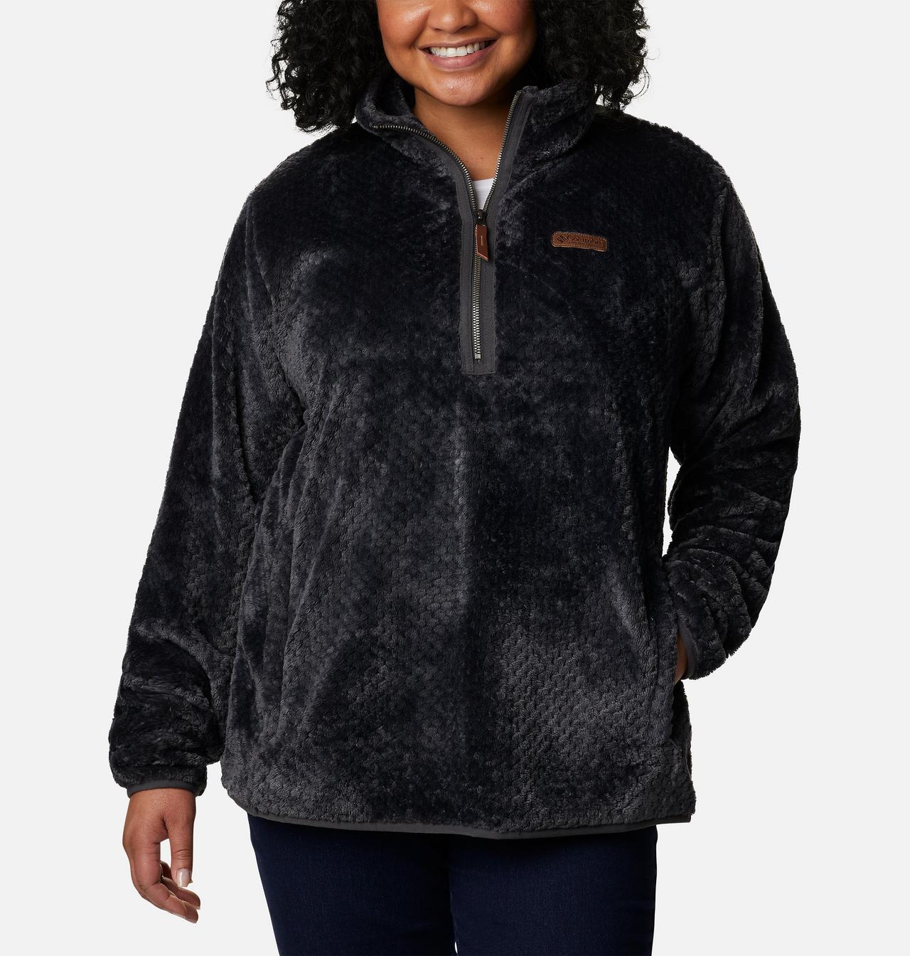 Women's Fire Side™ Quarter Zip Sherpa Fleece - Plus Size 1
