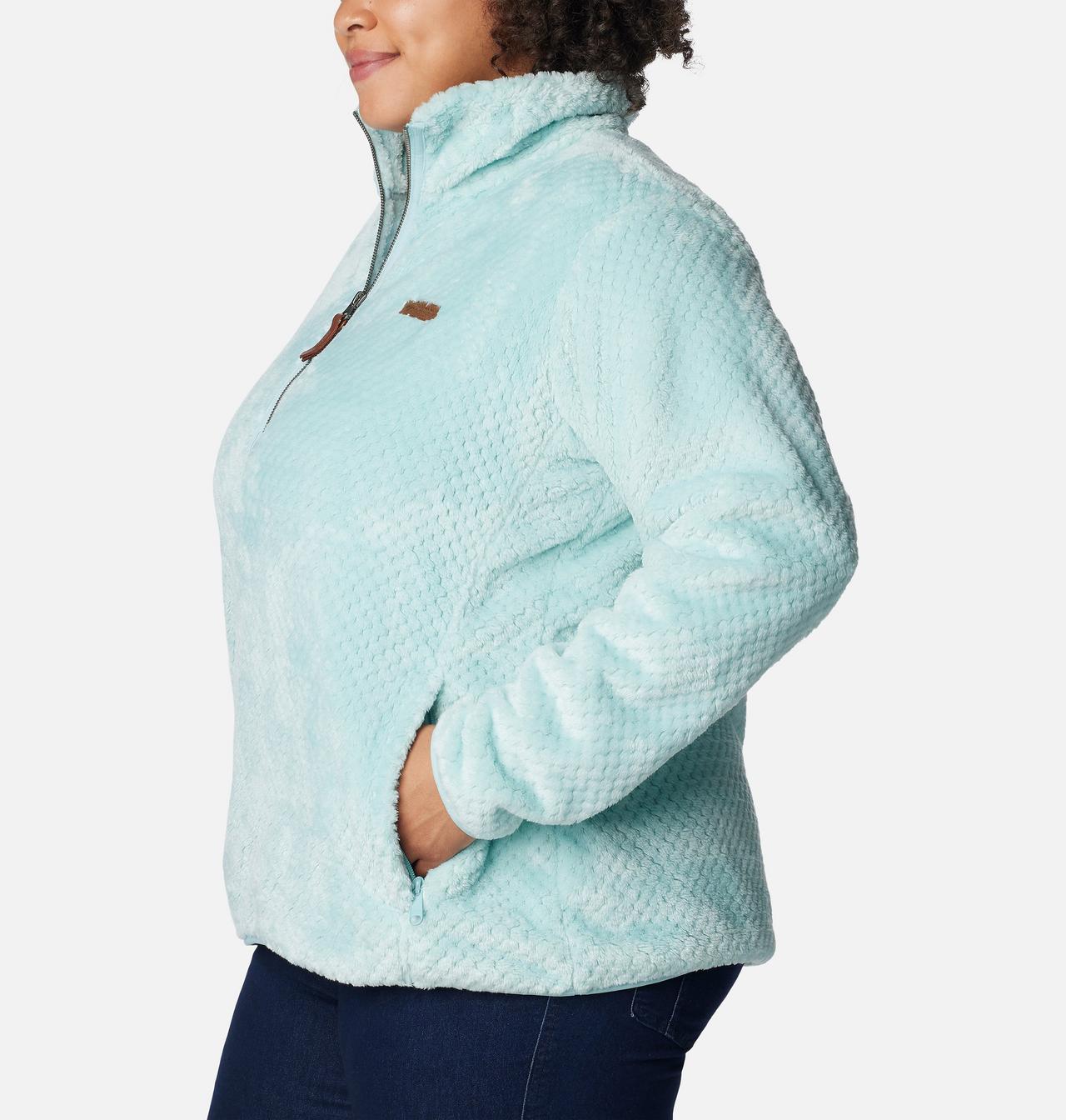 Women's Fire Side™ Quarter Zip Sherpa Fleece - Plus Size 3