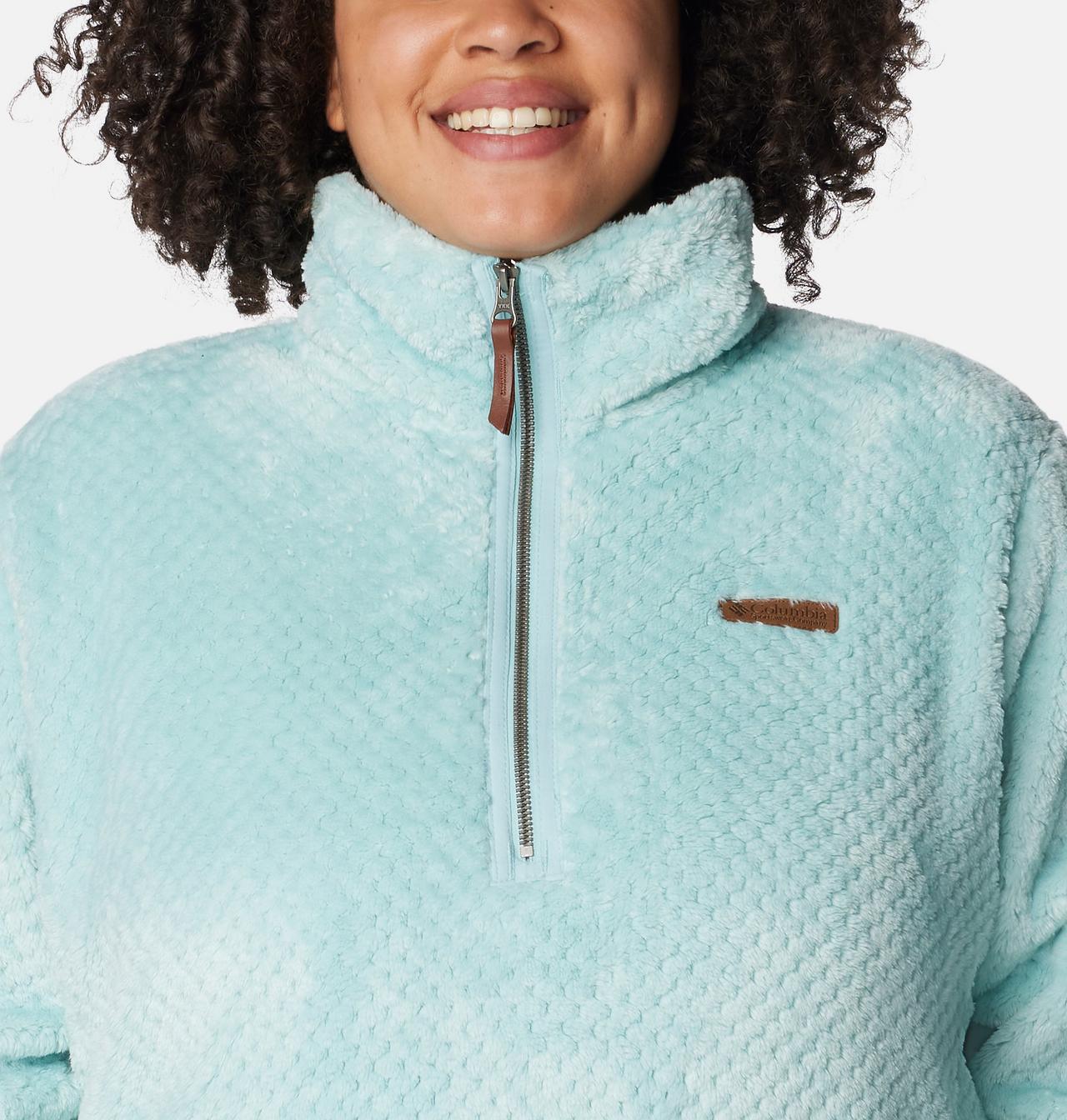 Women's Fire Side™ Quarter Zip Sherpa Fleece - Plus Size 4