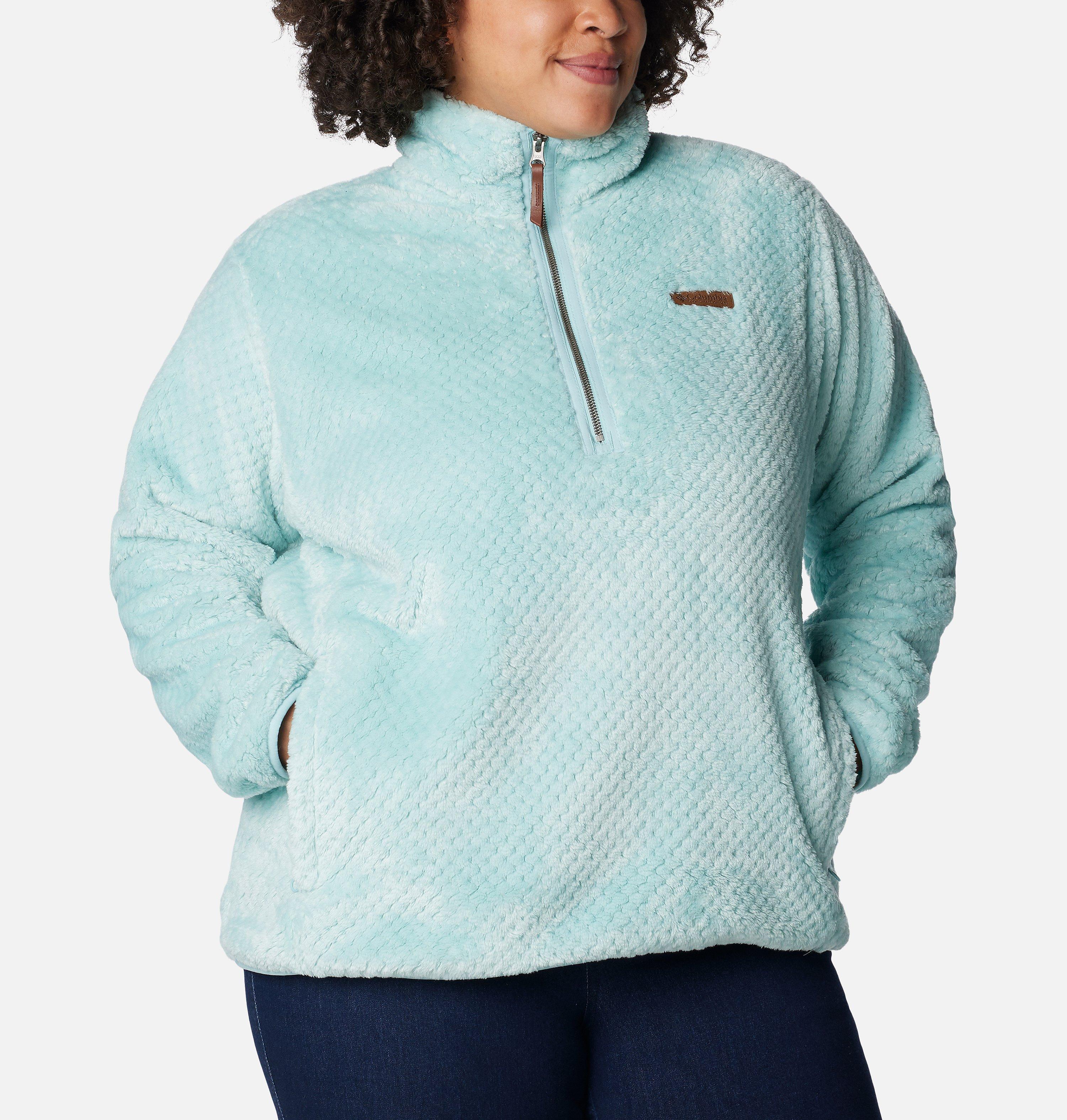Women's Fire Side Quarter Zip Sherpa Fleece - Plus Size 5