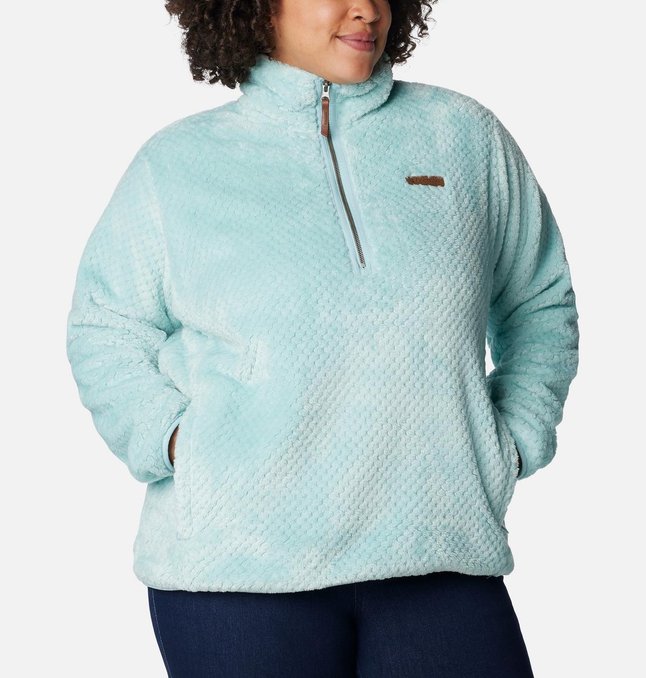 Women's Fire Side™ Quarter Zip Sherpa Fleece - Plus Size 5