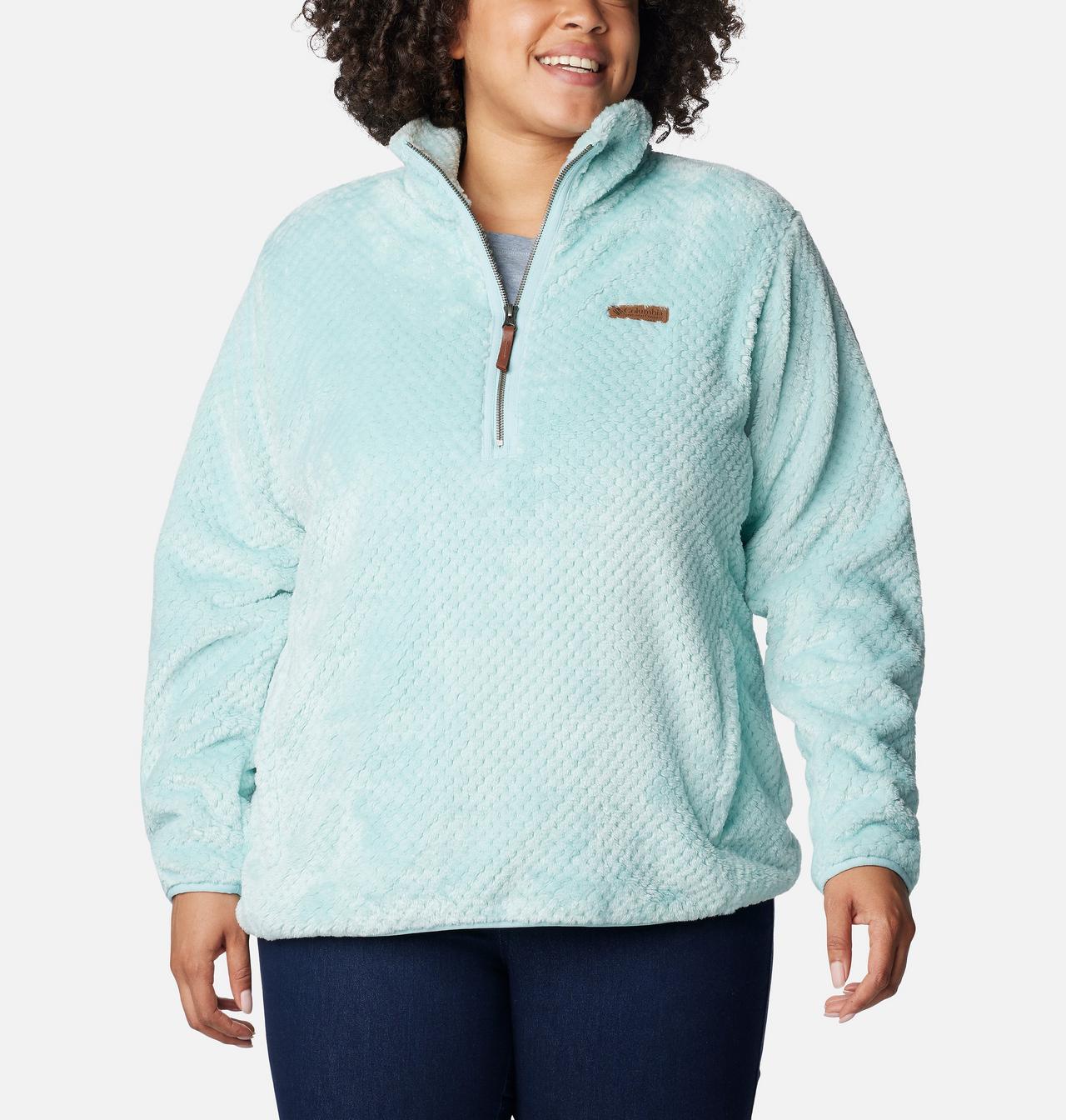 Women's Fire Side™ Quarter Zip Sherpa Fleece - Plus Size 1