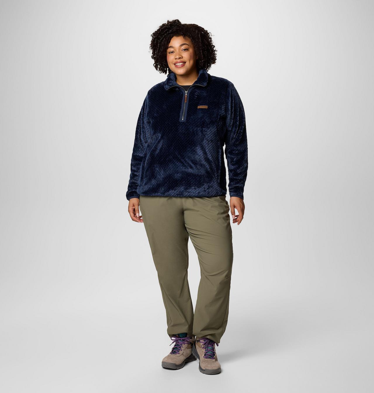 Women's Fire Side™ Quarter Zip Sherpa Fleece - Plus Size 3