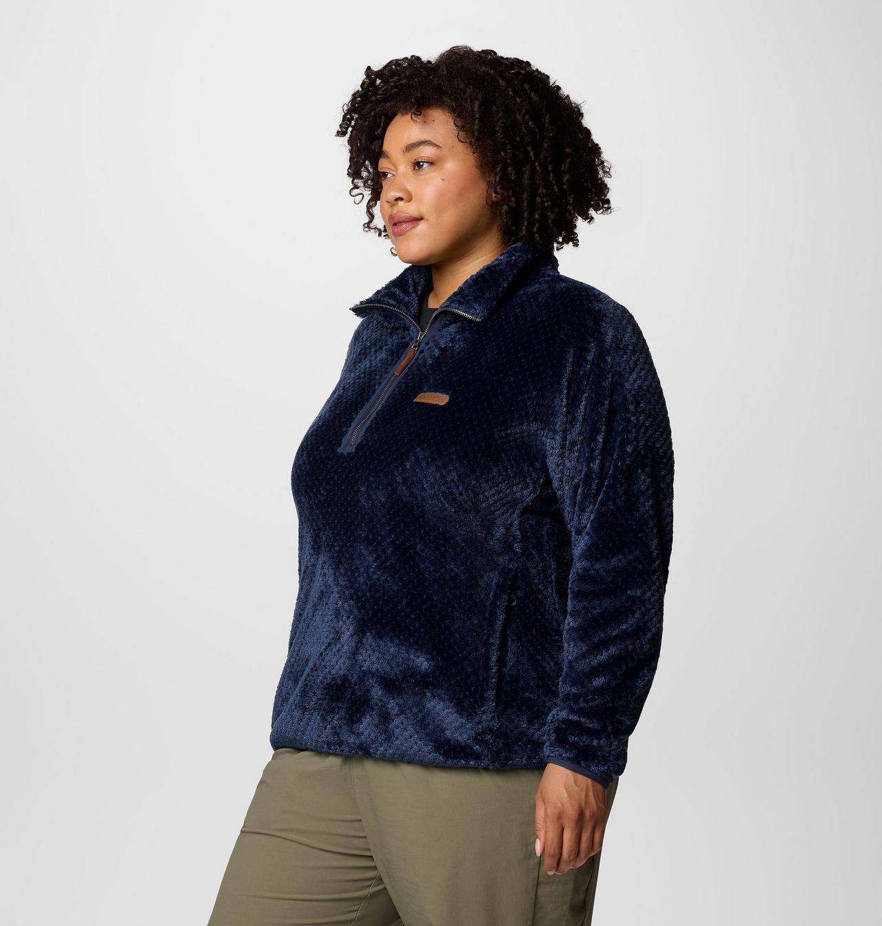 Women's Fire Side™ Quarter Zip Sherpa Fleece - Plus Size 4