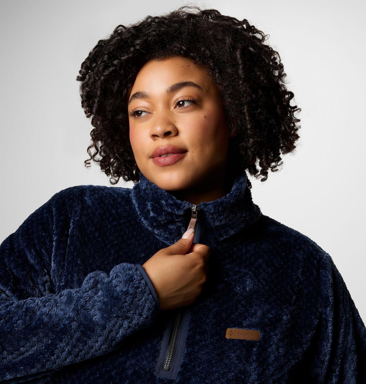 Women's Fire Side™ Quarter Zip Sherpa Fleece - Plus Size 5