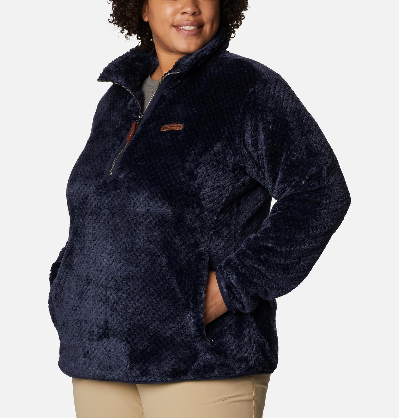 Women's Fire Side™ Quarter Zip Sherpa Fleece - Plus Size 5