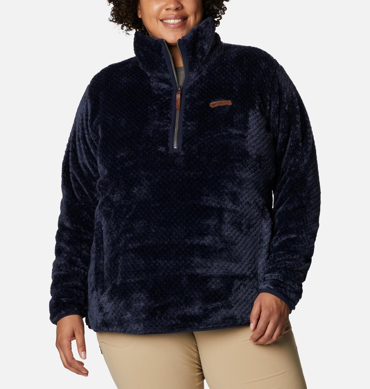 Women's Fire Side™ Quarter Zip Sherpa Fleece - Plus Size 1