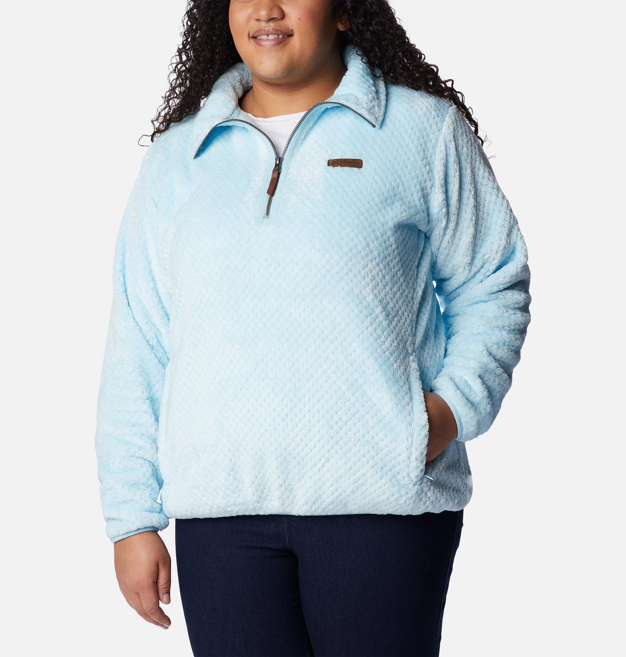 Women's Fire Side™ Quarter Zip Sherpa Fleece - Plus Size 5