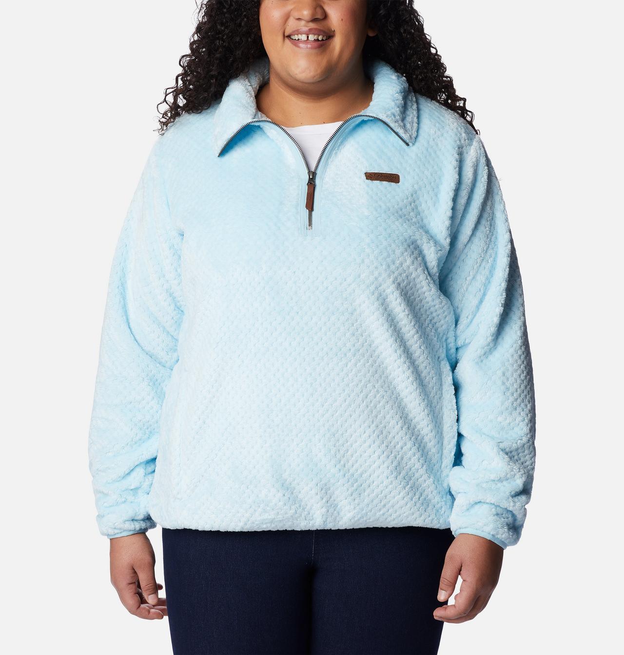 Women's Fire Side™ Quarter Zip Sherpa Fleece - Plus Size 1