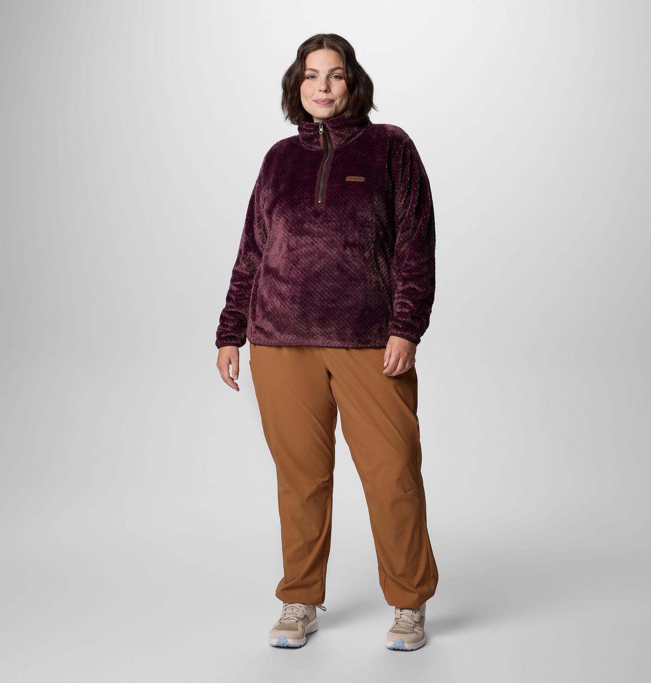 Women's Fire Side™ Quarter Zip Sherpa Fleece - Plus Size 3