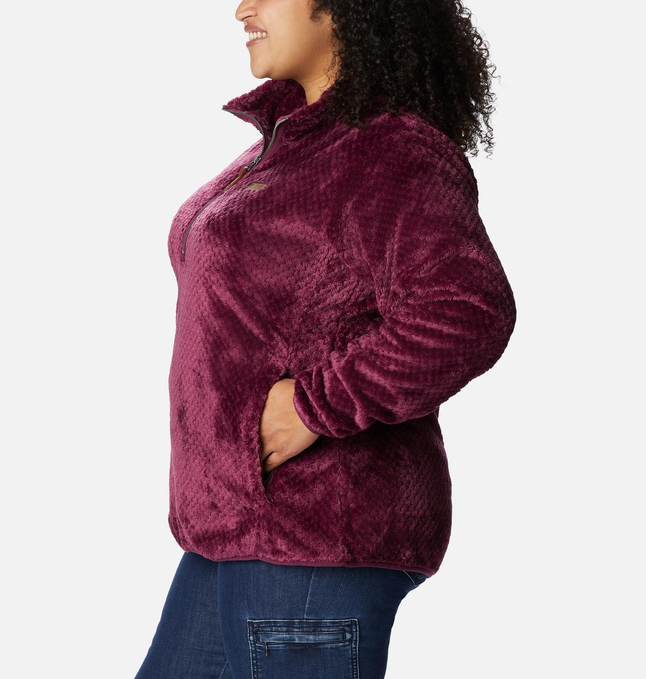 Women's Fire Side™ Quarter Zip Sherpa Fleece - Plus Size 3