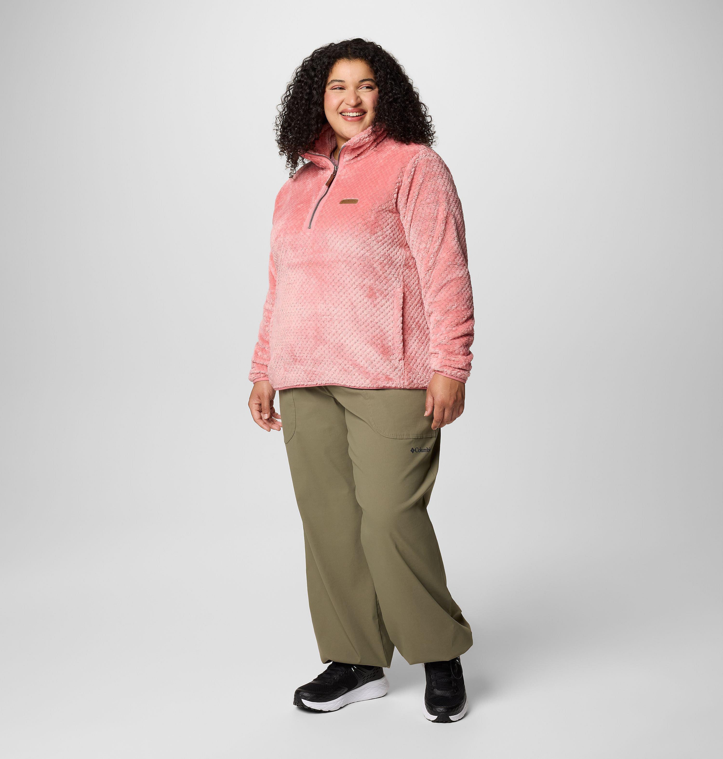 Women's Fire Side Quarter Zip Sherpa Fleece - Plus Size 3