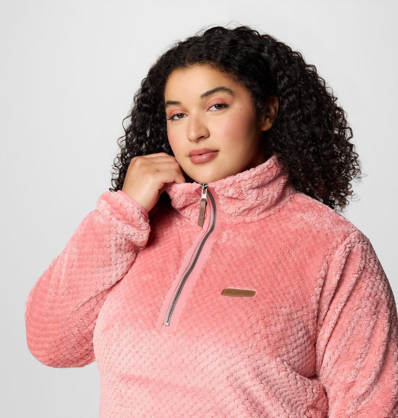 Women's Fire Side™ Quarter Zip Sherpa Fleece - Plus Size 5