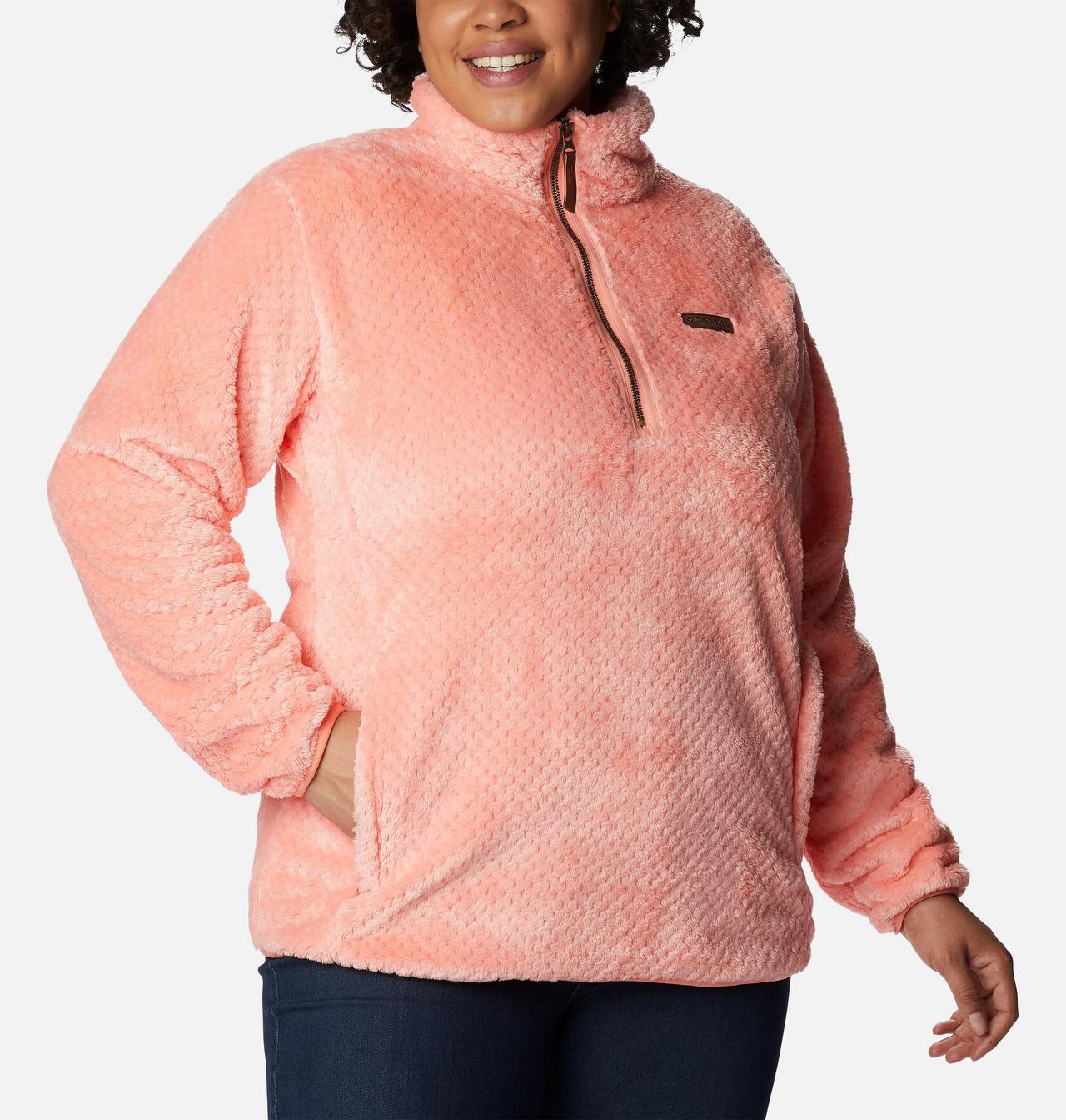Women's Fire Side™ Quarter Zip Sherpa Fleece - Plus Size 5