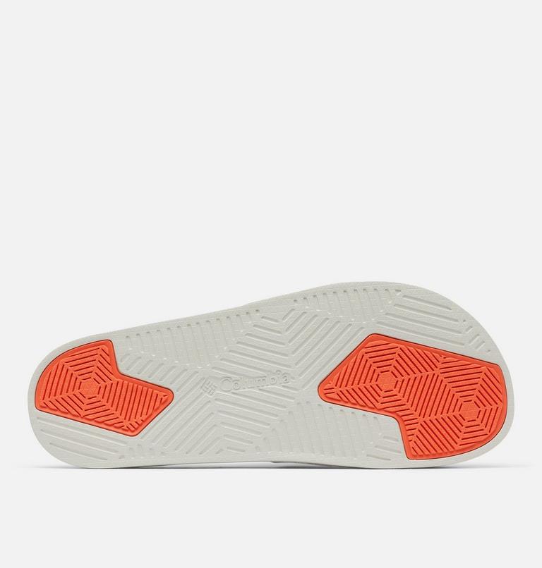Men&rsquo;s Hood River Slide, Color: Cloud Grey, Spark Orange, image 4