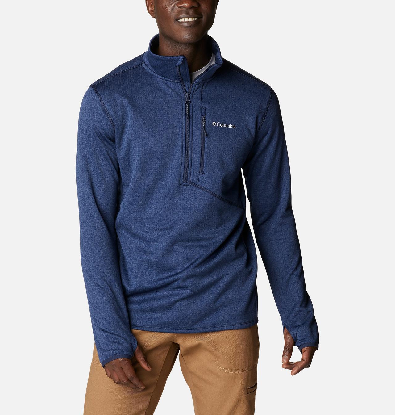 Chandail à demi-fermeture éclair en laine polaire Park View™ Homme 1