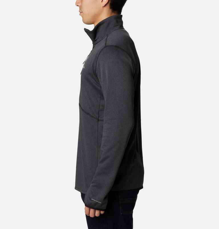 Park View Fleece Half Zip, Color: Black Heather, image 3