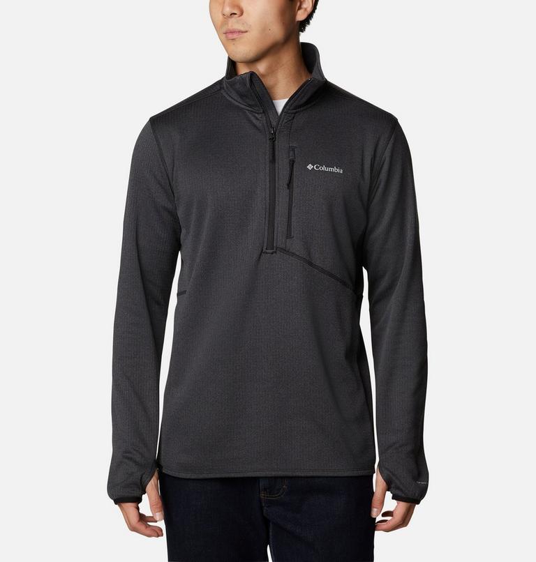 Park View Fleece Half Zip, Color: Black Heather, image 1