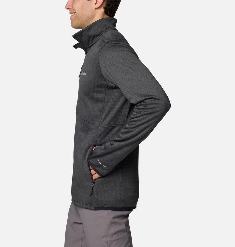 Park View Fleece Full Zip, Color: Black Heather, image 3