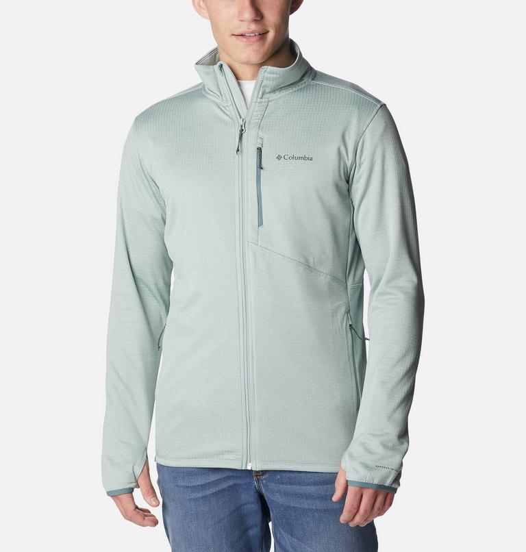 Men's Park View Fleece Jacket, Color: Niagara Heather, image 1