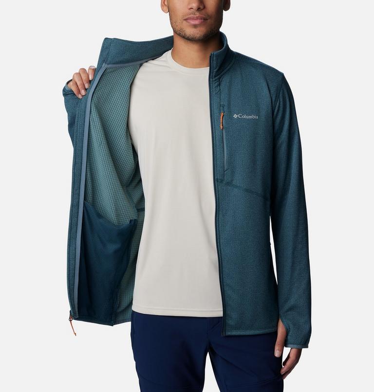 Men's Park View Fleece Jacket, Color: Night Wave Heather, Metal, image 5