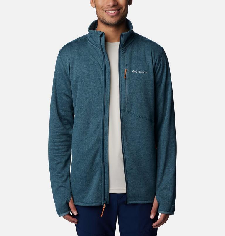 Men's Park View Fleece Jacket, Color: Night Wave Heather, Metal, image 8