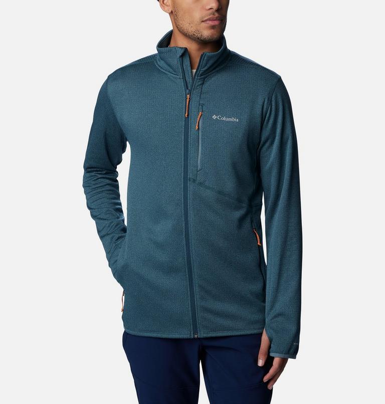 Men's Park View Fleece Jacket, Color: Night Wave Heather, Metal, image 1