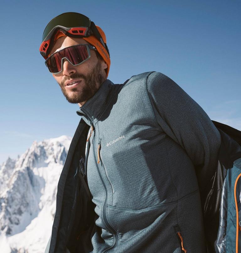 Men's Park View Fleece Jacket, Color: Night Wave Heather, Metal, image 11