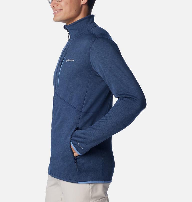 Park View Fleece Full Zip, Color: Collegiate Navy Heather, image 3