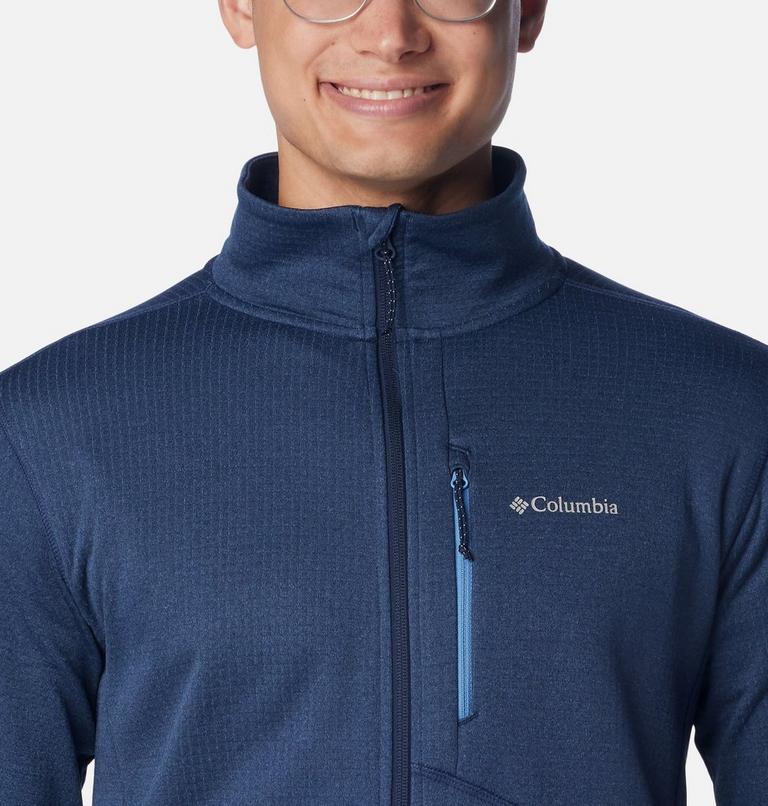 Park View Fleece Full Zip, Color: Collegiate Navy Heather, image 4