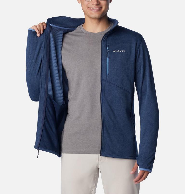 Park View Fleece Full Zip, Color: Collegiate Navy Heather, image 5