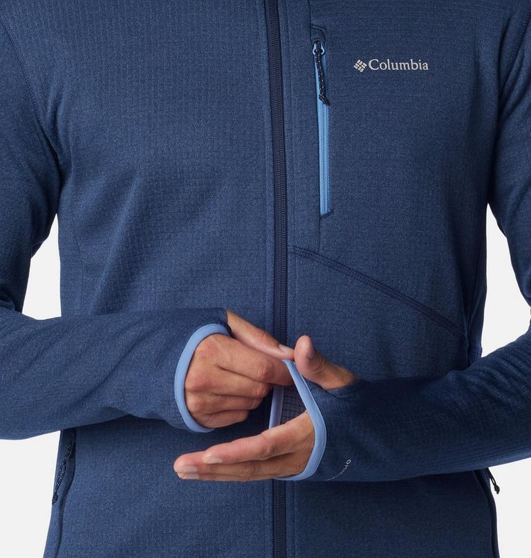 Park View Fleece Full Zip, Color: Collegiate Navy Heather, image 7