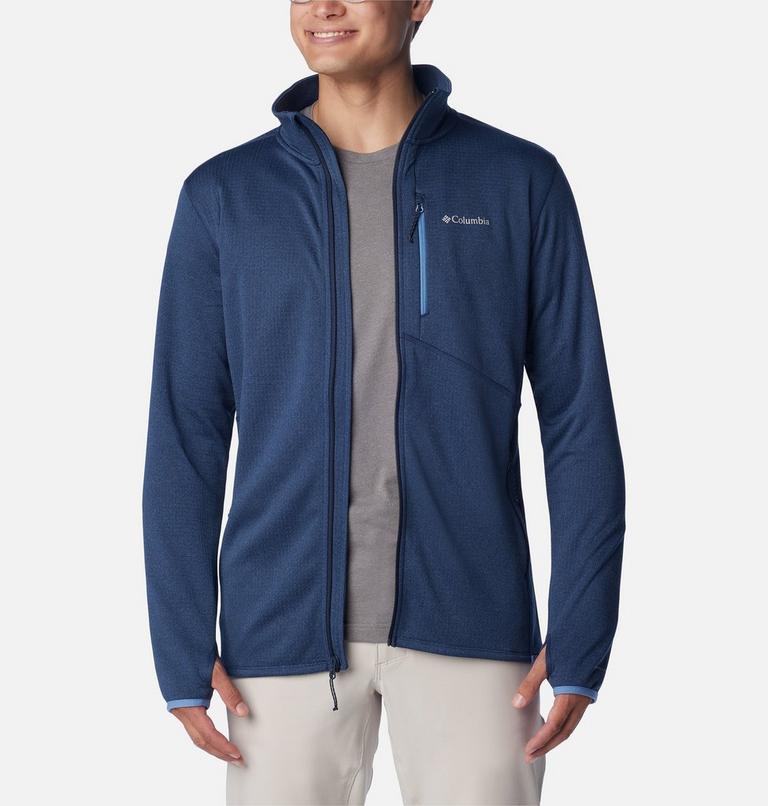 Park View Fleece Full Zip, Color: Collegiate Navy Heather, image 8