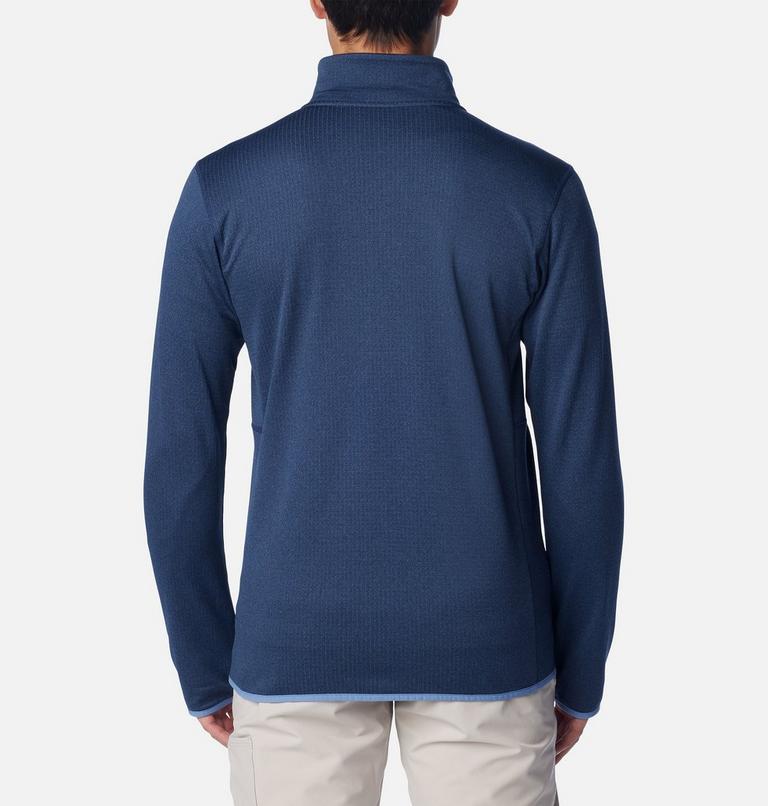 Park View Fleece Full Zip, Color: Collegiate Navy Heather, image 2