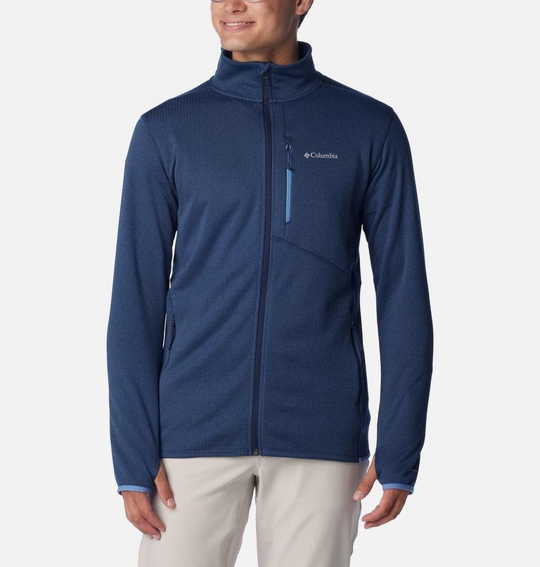 Park View Fleece Full Zip, Color: Collegiate Navy Heather, image 1