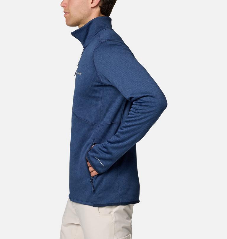 Men's Park View Fleece Jacket, Color: Collegiate Navy Heather, image 3