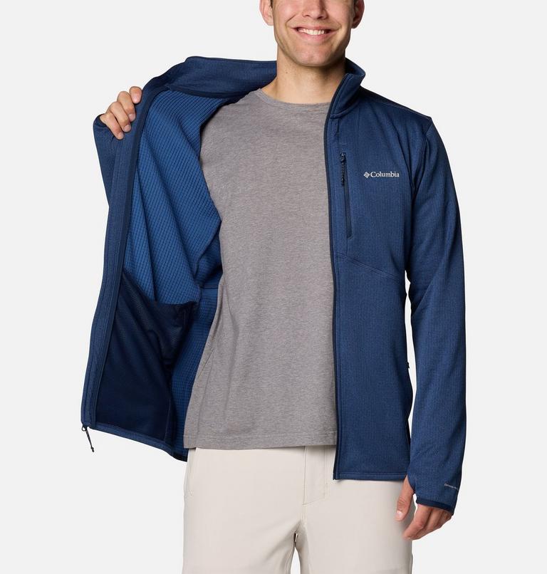 Men's Park View Fleece Jacket, Color: Collegiate Navy Heather, image 5