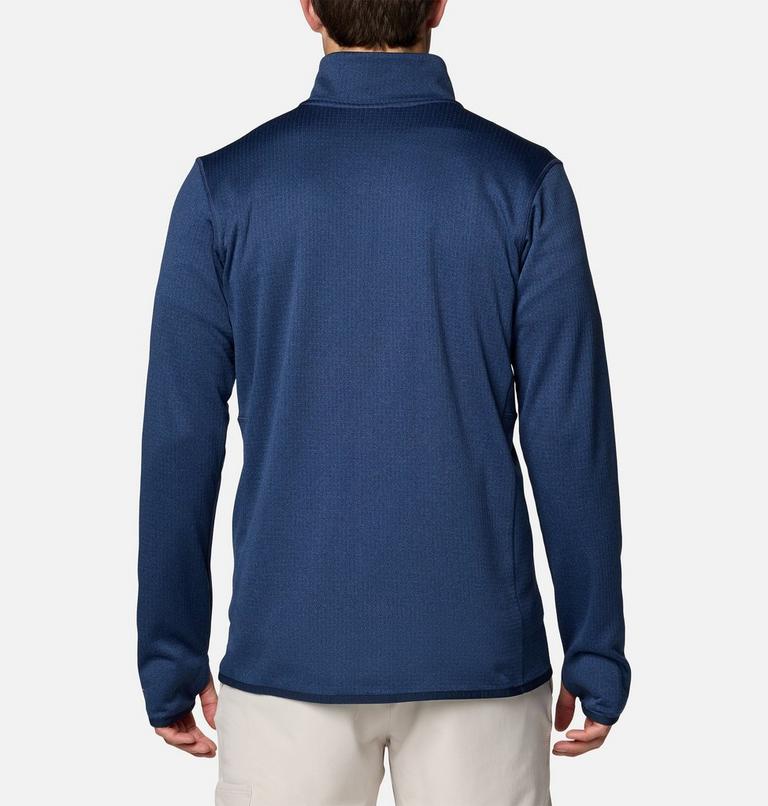 Men's Park View Fleece Jacket, Color: Collegiate Navy Heather, image 2
